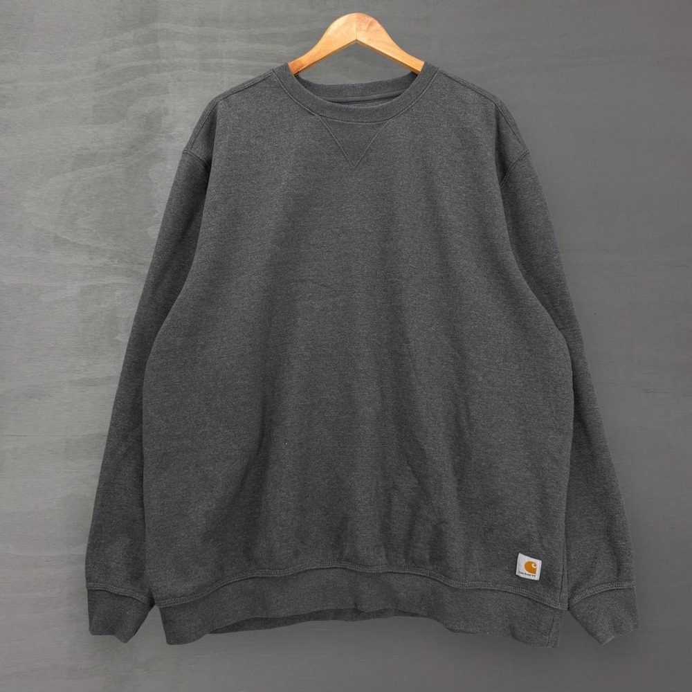 Carhartt Crewneck Sweatshirt Charcoal Grey Original Fit K124 026 2XL